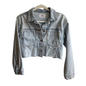 Zara Kids Light Blue Denim Jacket